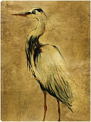 Gold Crane at Dusk II