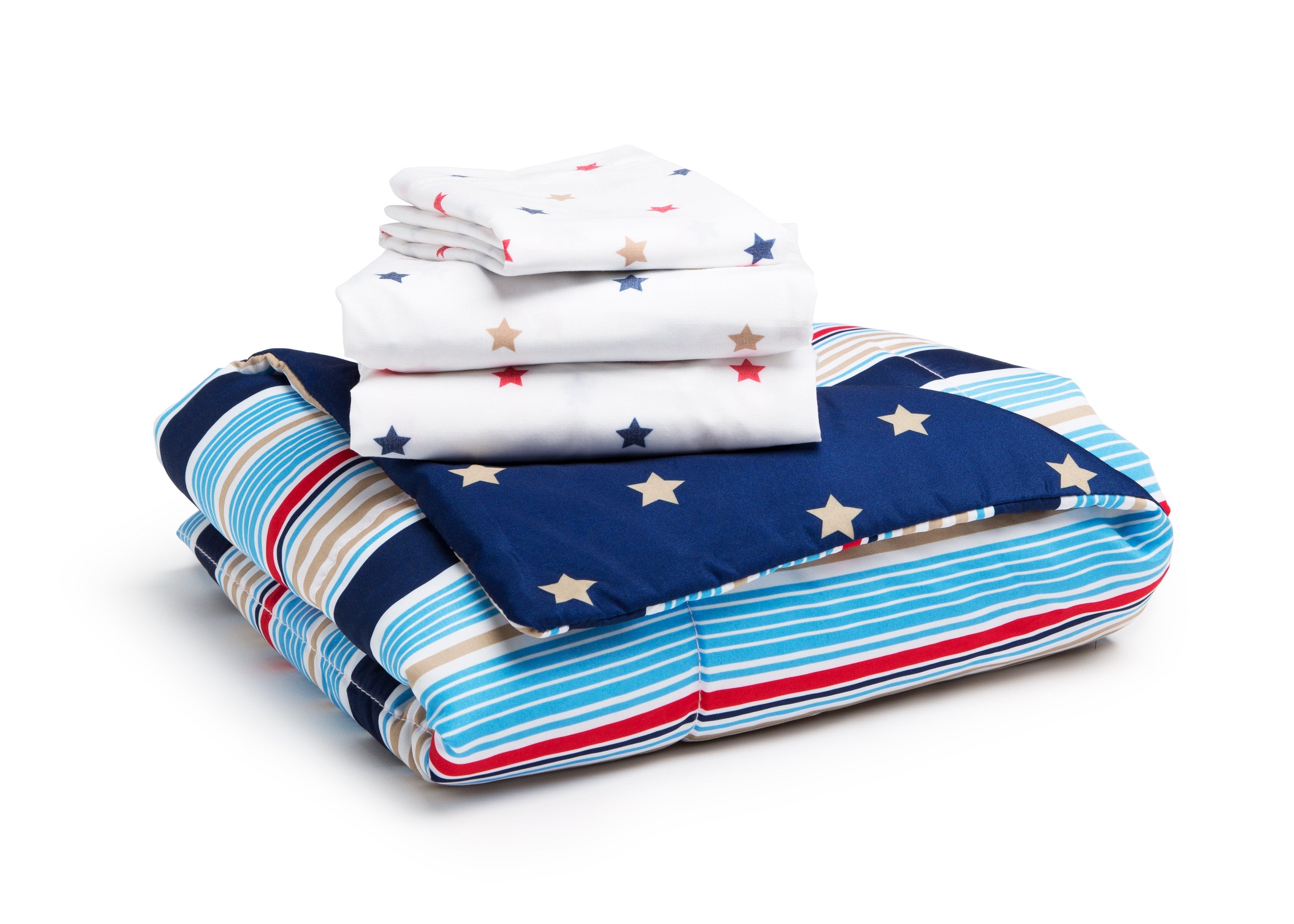 4-Piece Toddler Bedding Set for Boys - Soft & Comfortable Crib Bedding - Perfect for Nursery, Daycare, or Travel