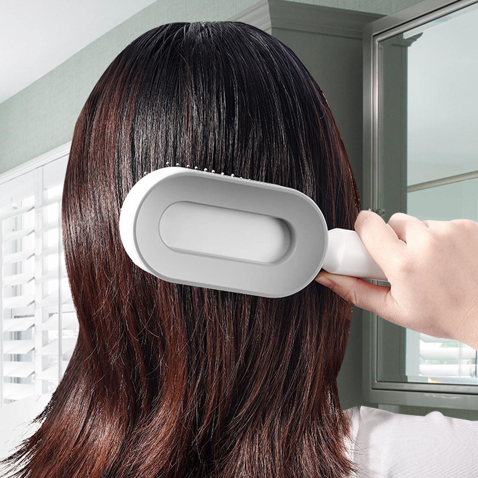 Professional Air Cushion Hair Brush for Women & Men - Paddle Vent Styling Brush for Wet & Dry Hair - Perfect for Salon, Home Styling & Travel Use