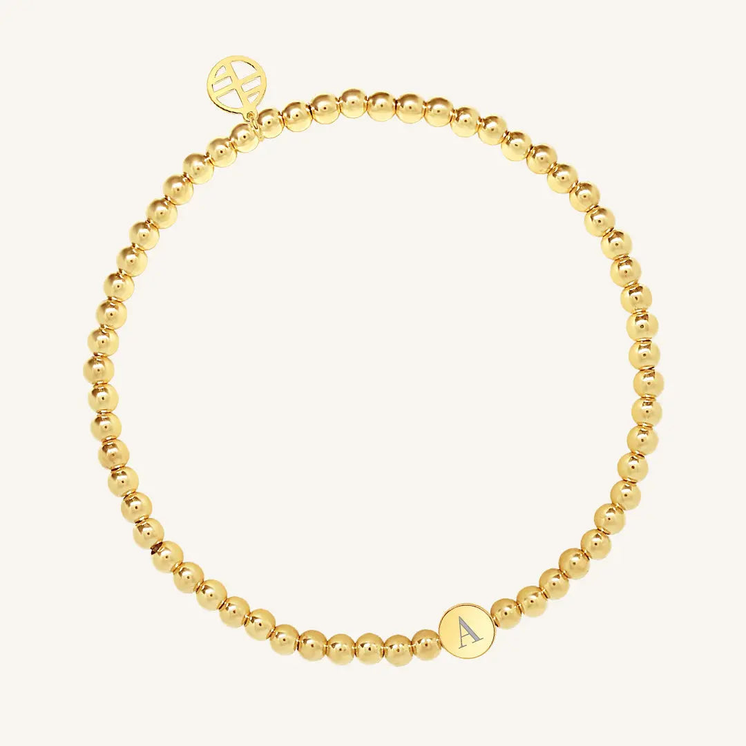 Etch Alpha Letter Bracelet - Personalized Custom Name Bracelet for Women & Men - Perfect for Gifts, Anniversaries, and Everyday Wear