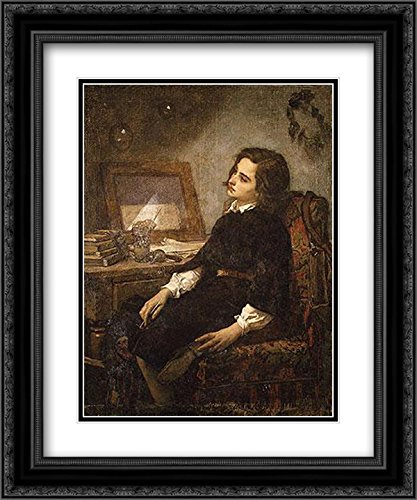 Thomas Couture Museum Art Print - 20x24 Black Ornate Framed Soap Bubbles Painting with Double Matting | Wall Decor for Living Room, Bedroom & Office