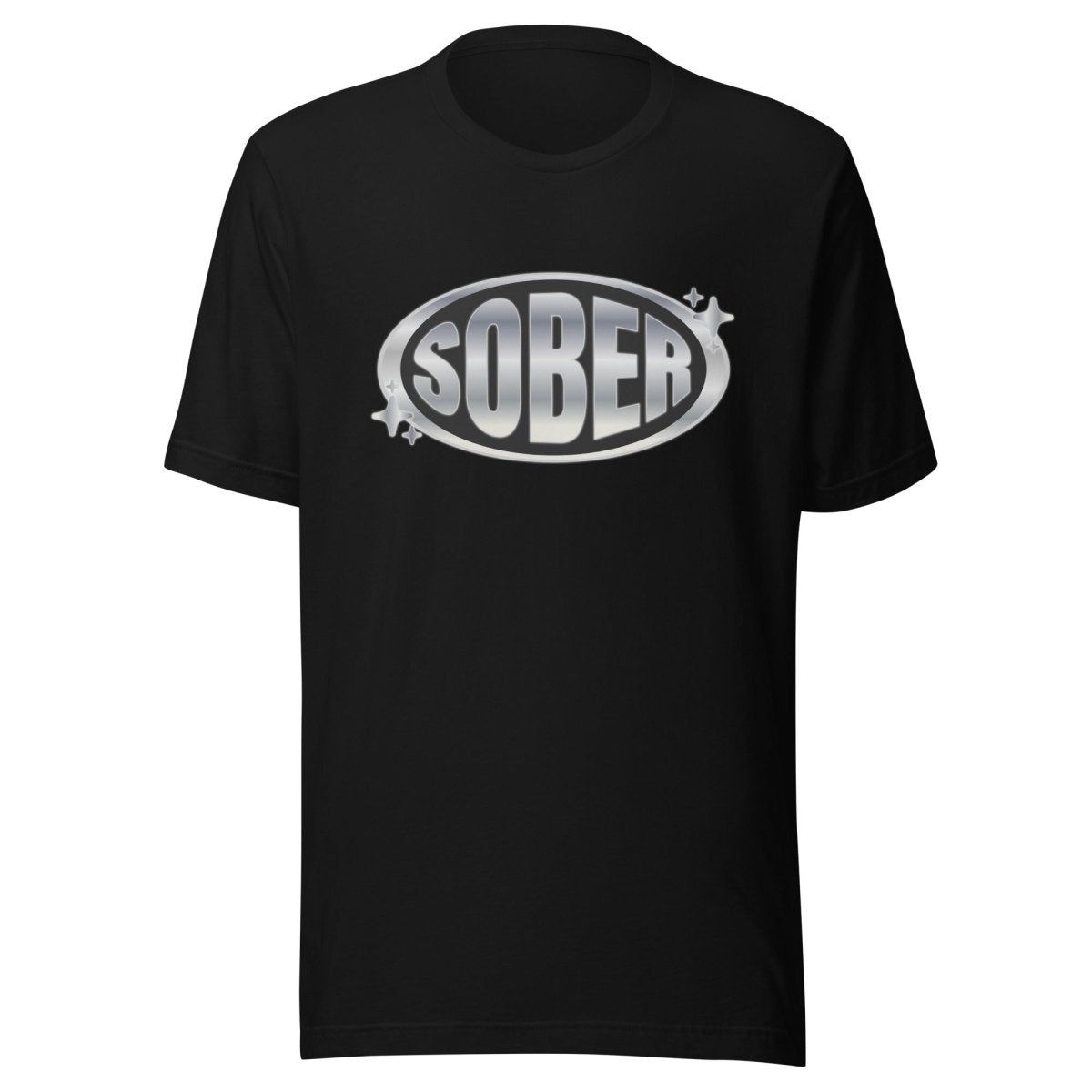 Sober and Shining Unisex T-Shirt - Comfortable Cotton Casual Tee for Men & Women - Perfect for Everyday Wear, Parties, and Social Events