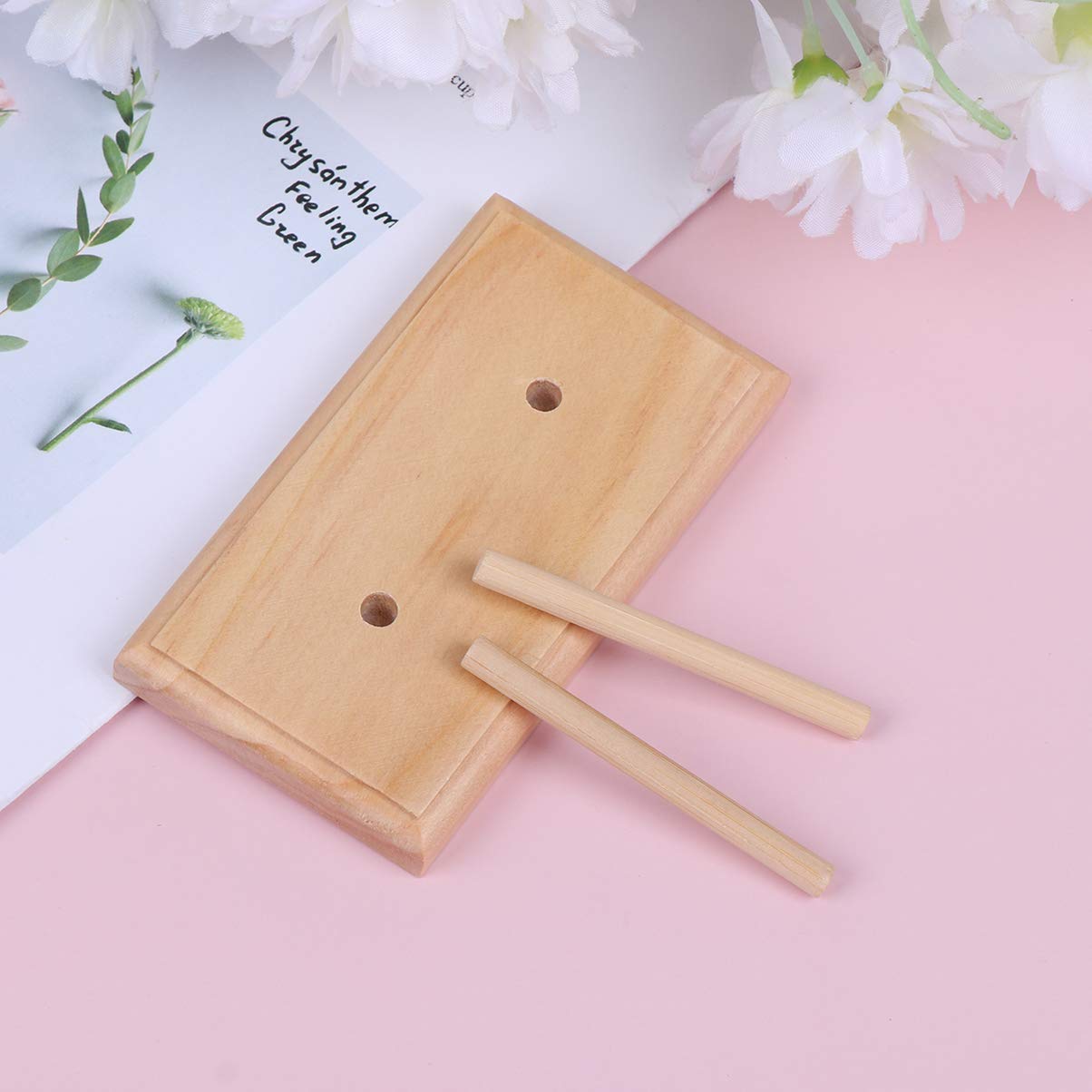 1PC Wooden Embroidery Spool Rack - Beaded Thread Stand, Silk Thread Holder & Braiding Tool Organizer for DIY Crafting, Sewing & Needlework - Perfect for Home, Studio & Gift Use