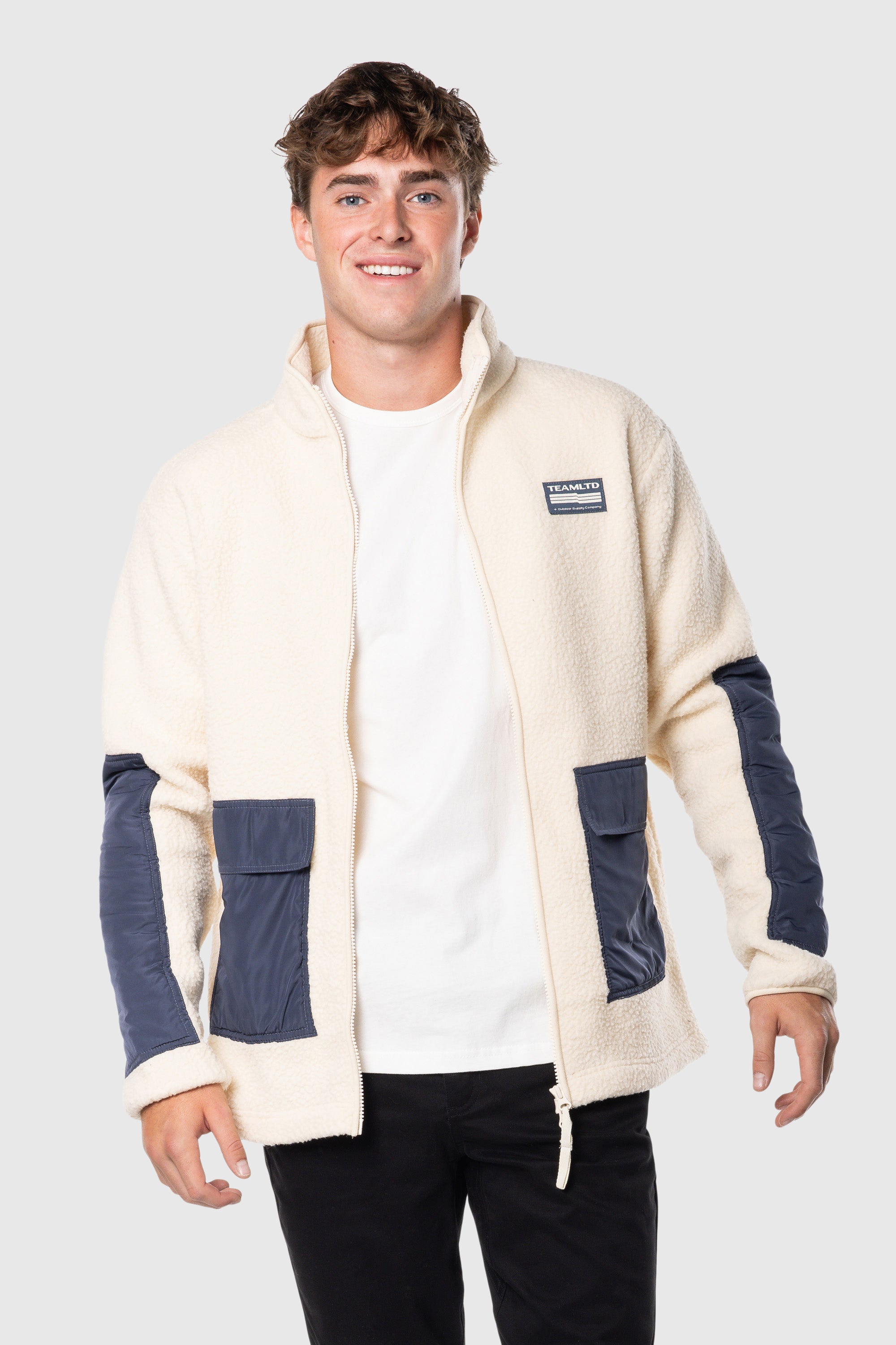 Men's Sherpa Lined Full Zip Fleece Jacket - Soft & Warm Winter Coat for Outdoor Activities, Hiking & Casual Wear