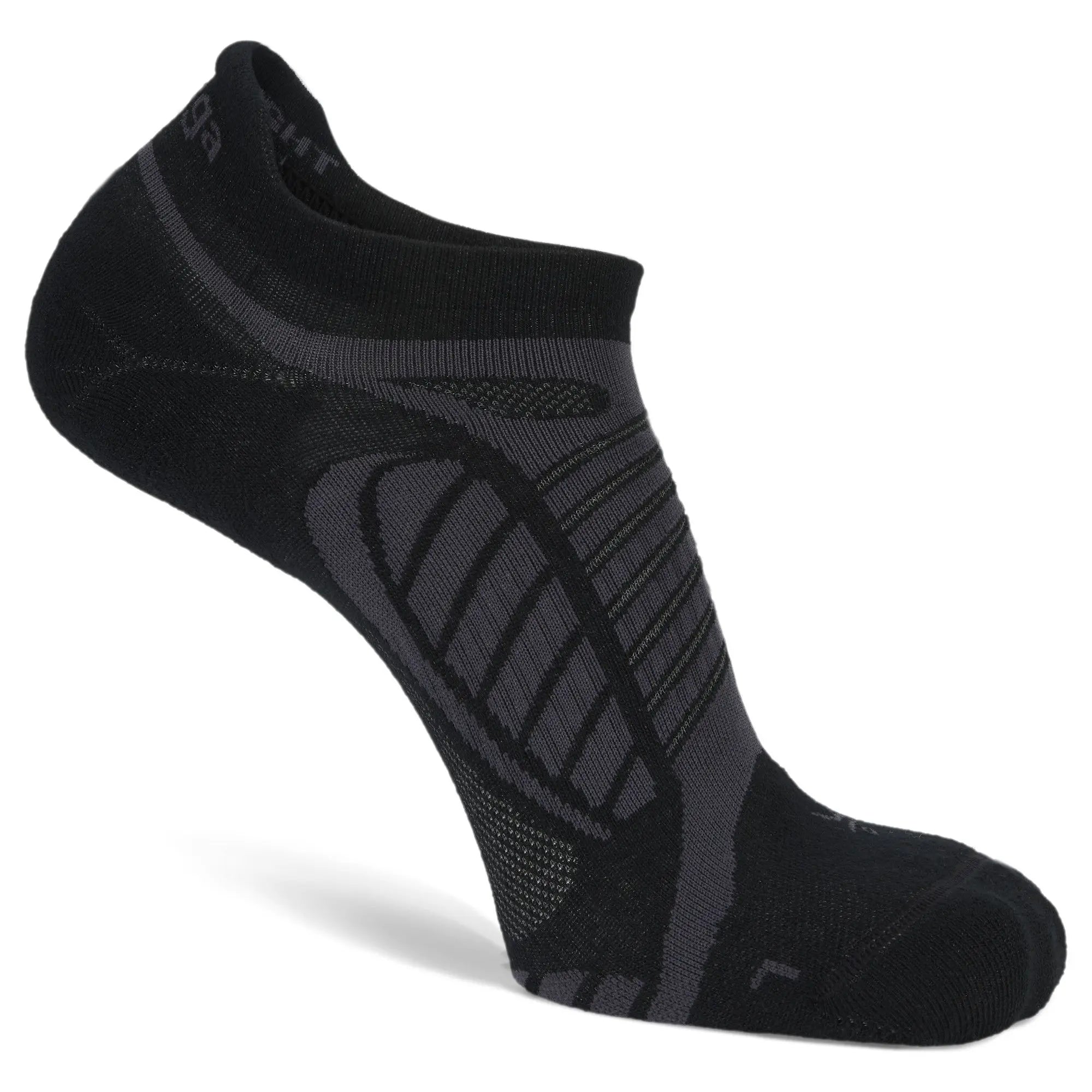 Balega No Show Ultra Light Running Socks for Men & Women - Breathable, Cushioned, Low Cut Athletic Socks for Gym, Jogging, Hiking - Black