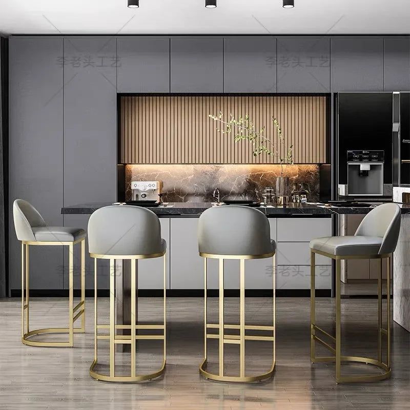 Stylish Modern Kitchen Island Counter Stool - Adjustable Height Bar Stool for Dining & Breakfast Nook - Perfect for Small Spaces & Home Decor