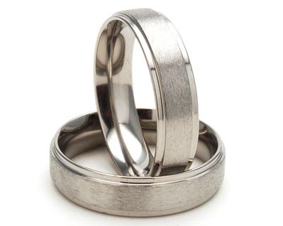5mm Comfort Fit Titanium Rings for Women & Men - Durable & Hypoallergenic Wedding Bands - Perfect for Everyday Wear, Anniversary Gifts & Couple Jewelry