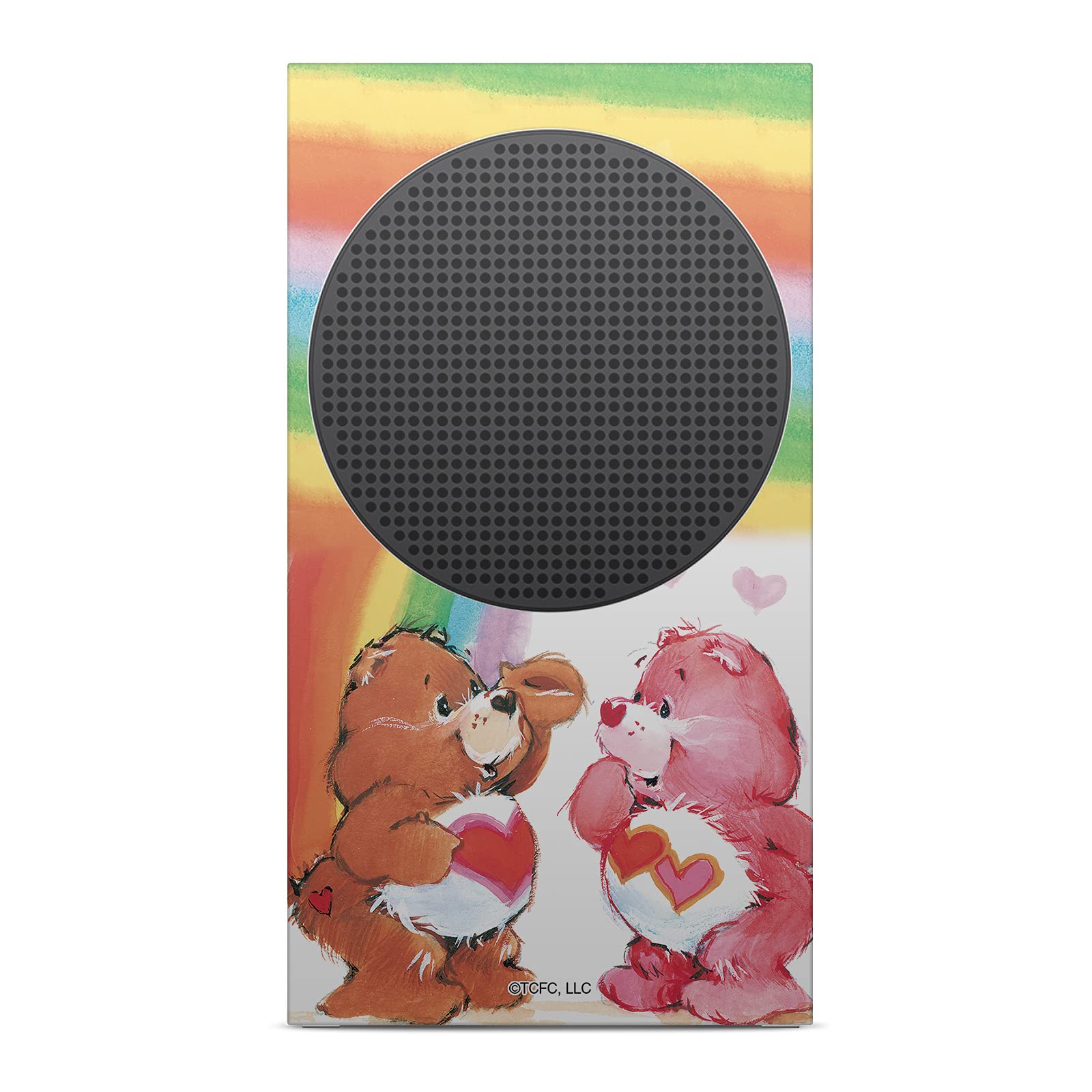 Officially Licensed Care Bears Rainbow Classic Vinyl Sticker Gaming Skin Case Cover for Xbox Series S Console & Controller Bundle - Durable Protection with Cute Design for Gamers & Collectors