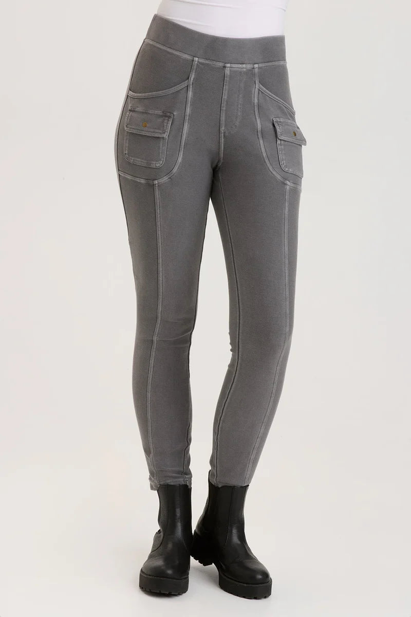Caraf High-Waisted Leggings - Smokehouse Pigment Color for Women | Yoga, Running & Everyday Wear