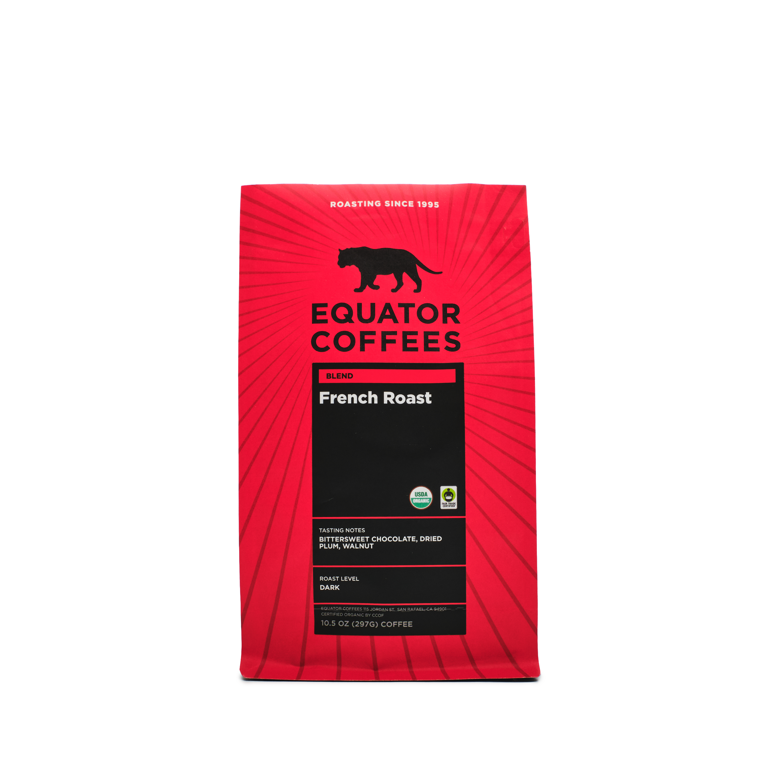 Premium French Roast Coffee Beans - 100% Arabica, Dark Roast, Whole Bean - Perfect for Espresso, French Press & Drip Coffee Makers