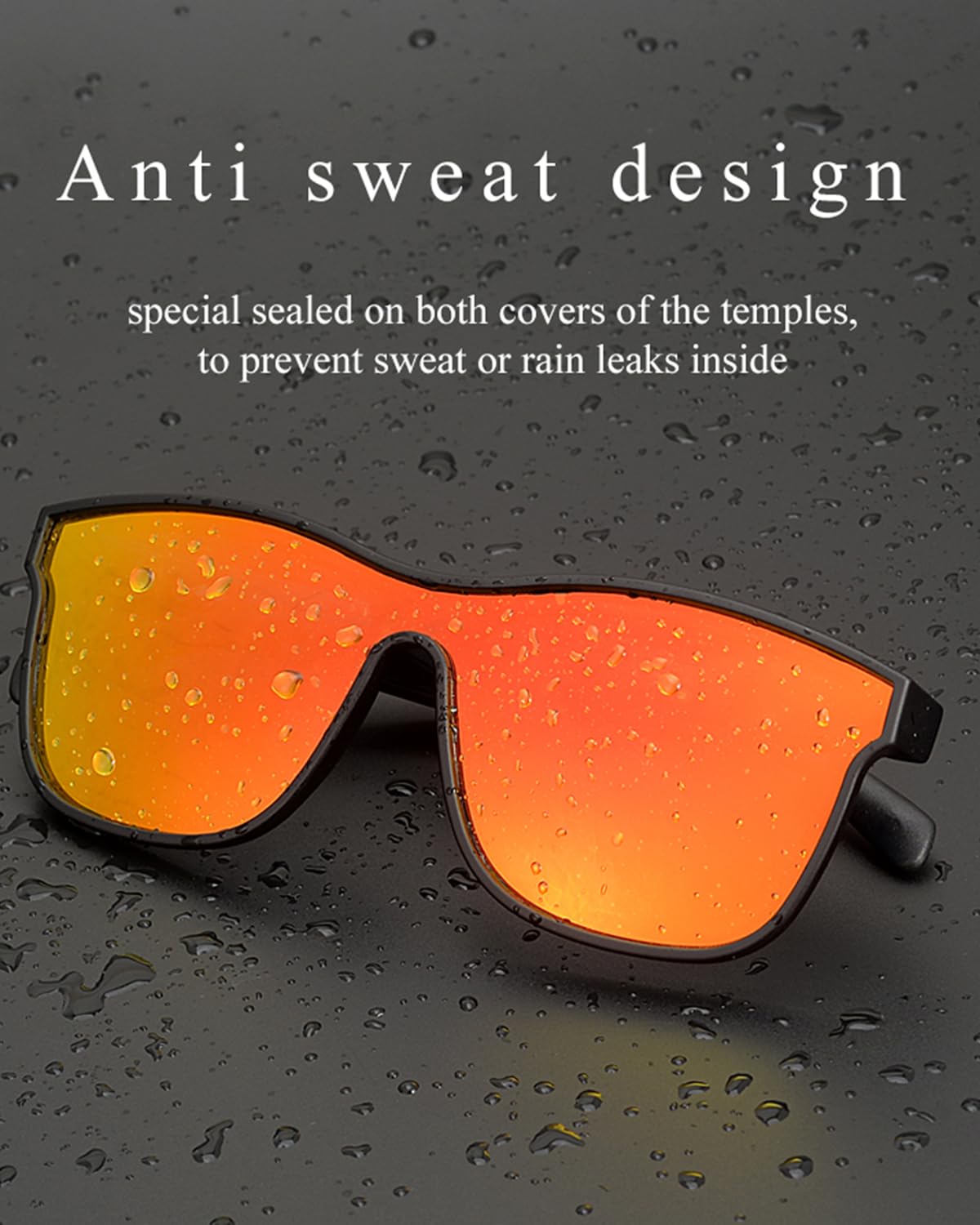 Smart Bluetooth Sunglasses for Men & Women - Polarized Lenses, Built-in Speakers, Touch/Voice Control - Perfect for Running, Driving & Outdoor Activities