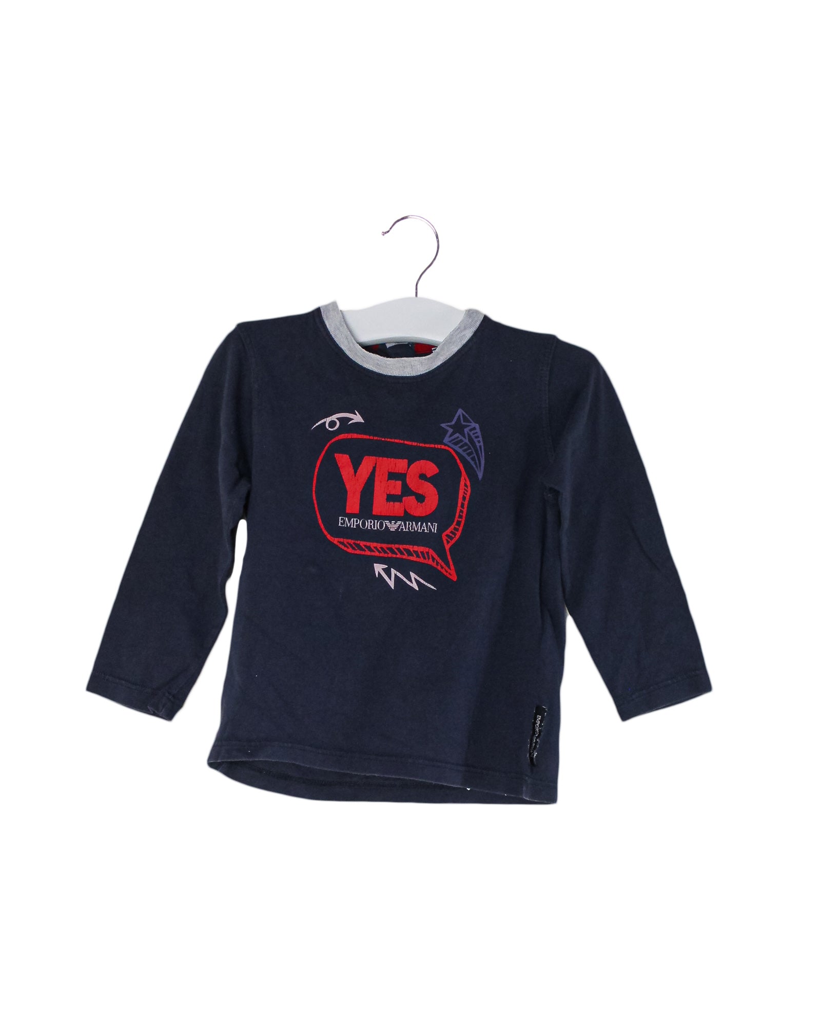 Armani Long Sleeve Baby Top for 12 Months - Soft Cotton Comfort Shirt for Infants - Perfect for Family Photos, Special Occasions & Everyday Wear