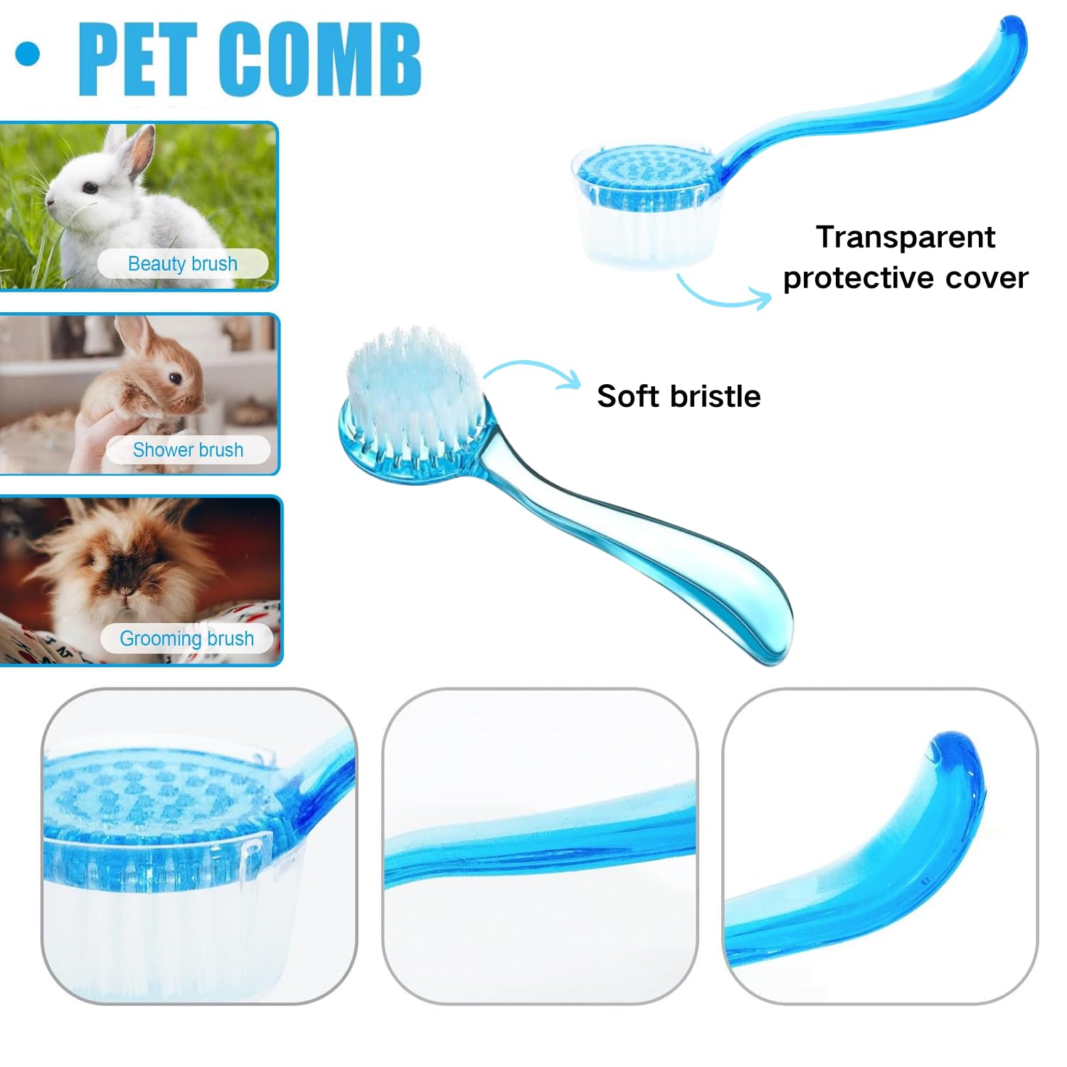 Foldable Reptile Bathtub with Brush & Towel - for Bearded Dragons, Turtles, Hedgehogs - Pet Cleaning & Relaxation