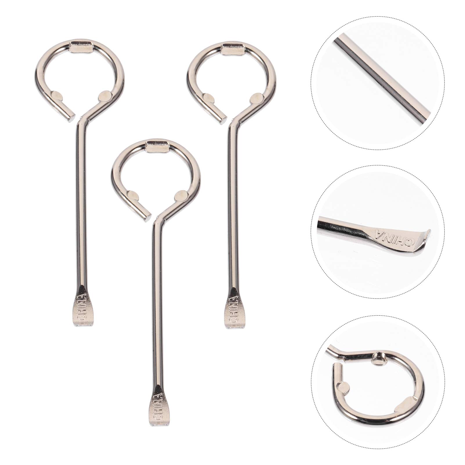 3-Piece Paint Bucket Opener Set - Durable Can Opening Tool, Manual Tin Opener & Lid Lifter for Paint Cans, Iron Cans & More - Perfect for Artists, DIY Projects & Home Renovations