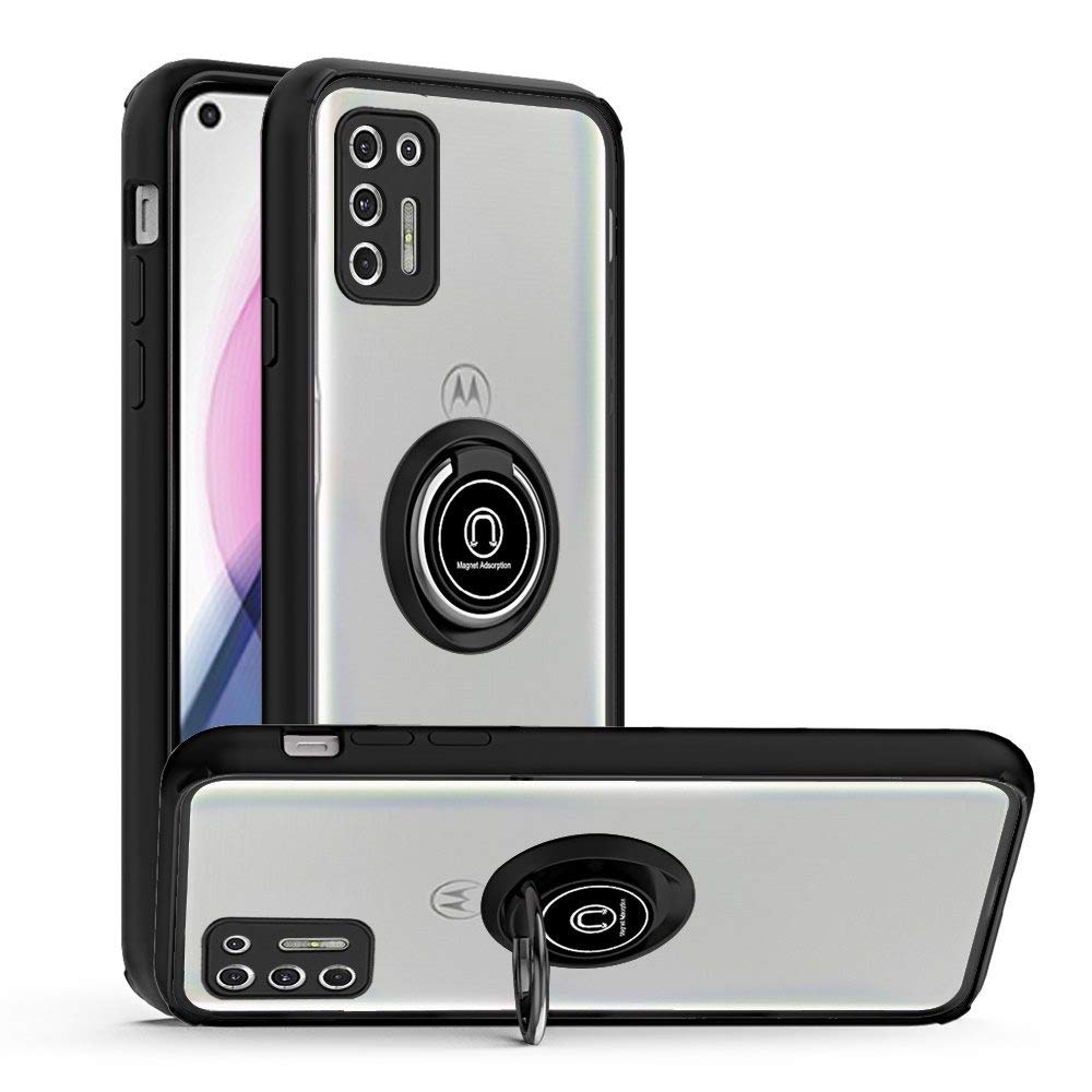 Magic Brand Inc Shockproof Hybrid Heavy Duty Case for Motorola Moto G Stylus 2021 (6.8