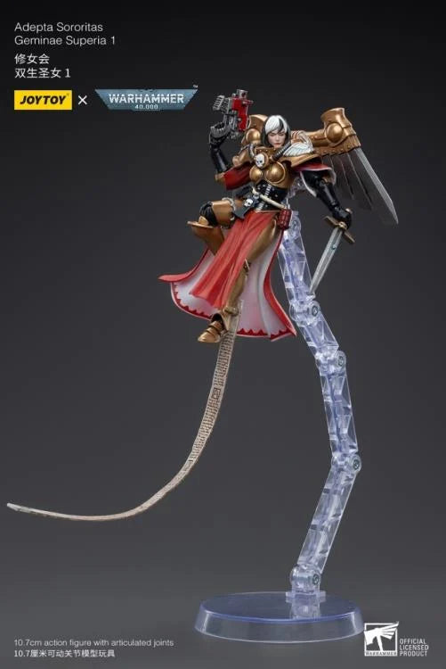 JOYTOY Warhammer 40k Adepta Sororitas Geminae Superia Action Figure - Collectible Miniature for Tabletop Gaming & Display