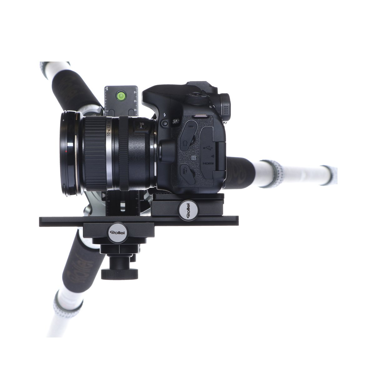 Rollei Panoramic Head 200 Mark II - Professional Tripod Head for Multi-Row Panoramic Photography, 3kg Max Load, ARCA SWISS Compatible - Black - Perfect for Landscape, Architecture and Travel Photography