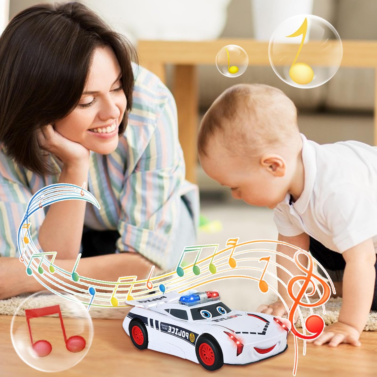 Transformer Car Toy - LED Light & Musical Robot Transforming Engineering Vehicle for Kids | Creative STEM Toy for Boys & Girls | Perfect for Playtime, Birthday Gifts & Educational Fun