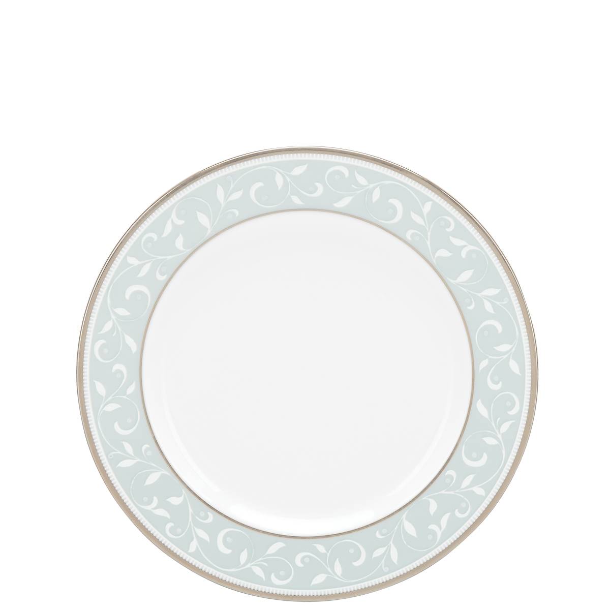 Opal Innocence Blue Bread Plate - Elegant Ceramic Serving Dish for Breakfast, Brunch & Dinner - Perfect for Bread, Pastries & Appetizers