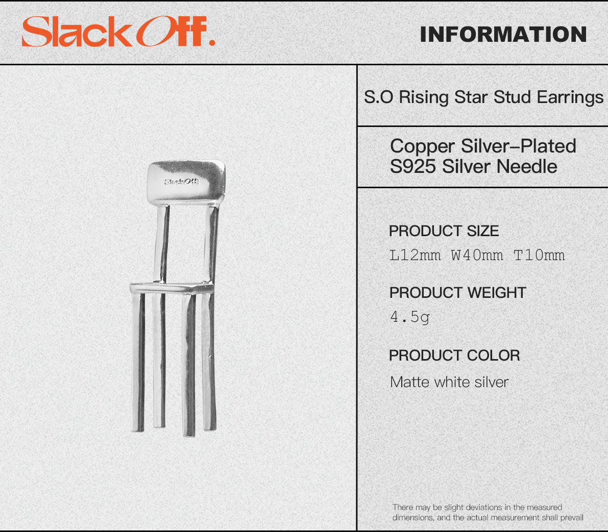SlackOff Rising Star Stud Earrings for Women - Trendy Gold & Silver Fashion Jewelry - Perfect for Parties, Dating & Everyday Wear