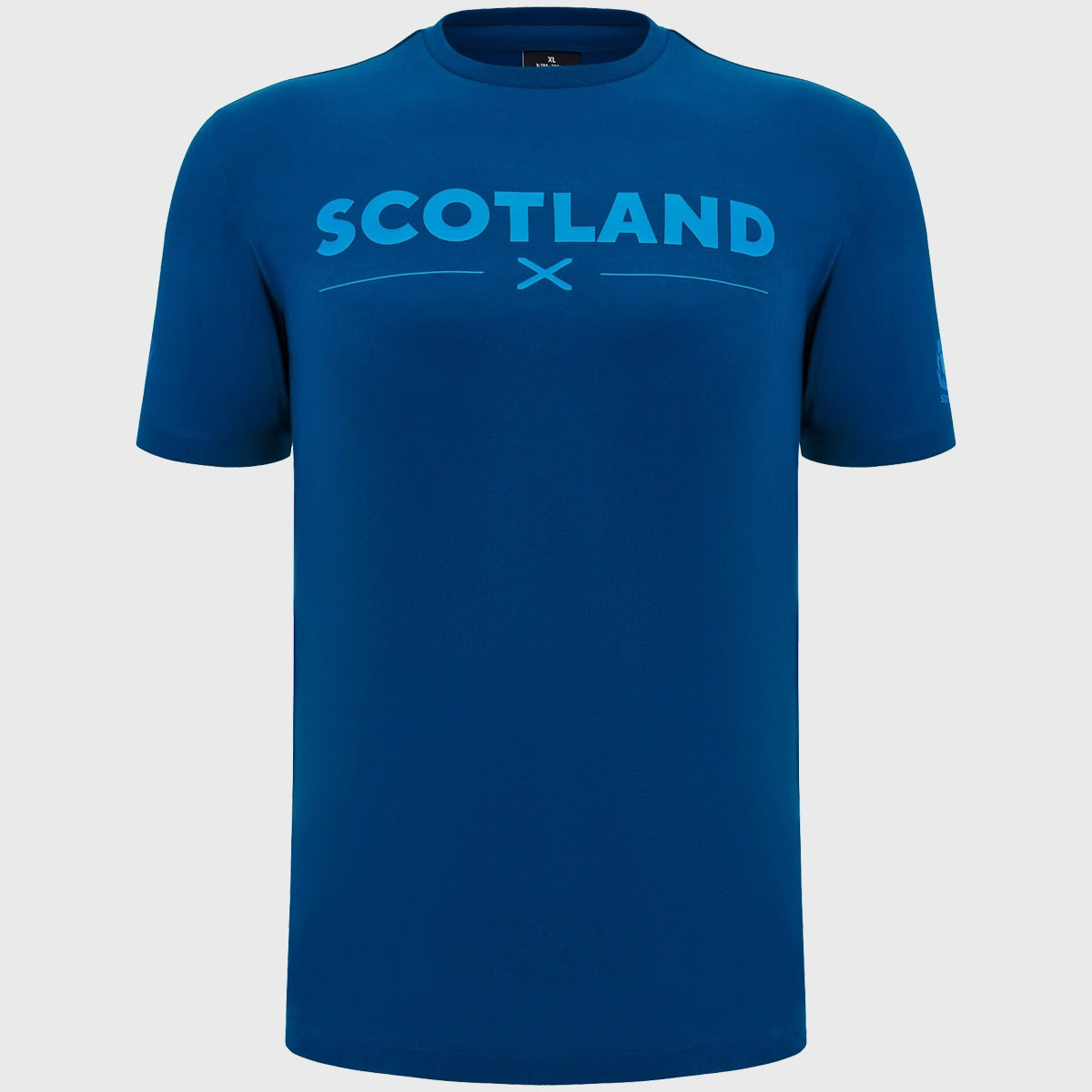 Scotland Rugby Kids Cotton T-Shirt - Navy Blue Macron Jersey for Boys & Girls - Comfortable Casual Wear for Sports & School Activities