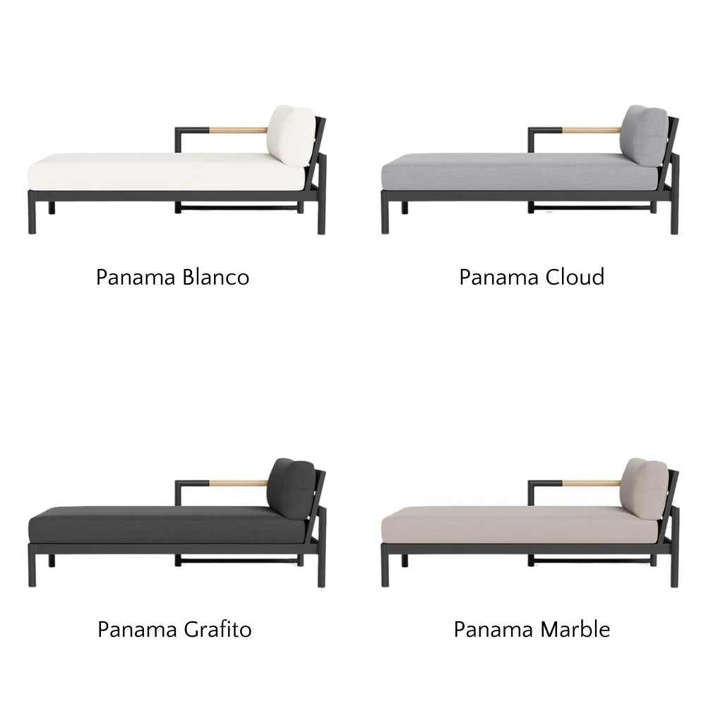 Breeze XL Outdoor Chaise Lounge Chair - Left Facing Patio Furniture for Poolside, Garden & Backyard Relaxation