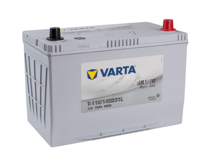 Varta T110L Automotive Battery 820CCA - High-Performance Car Battery for Trucks, SUVs, and Sedans | Reliable Cold Cranking Power for Winter & Extreme Weather Conditions