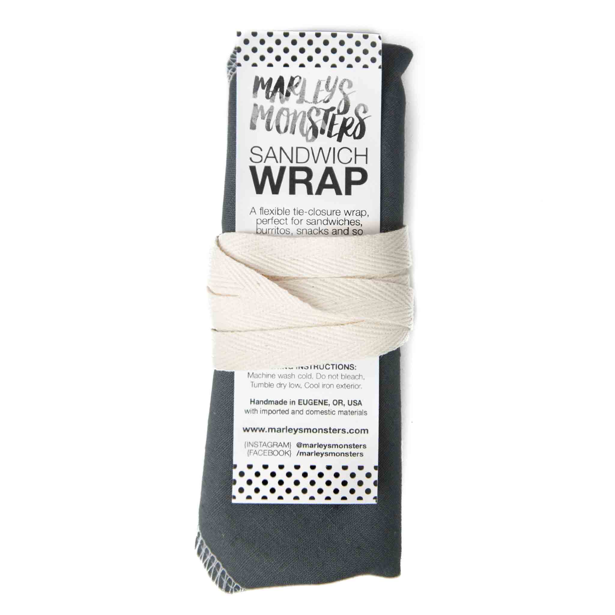 Organic Linen Sandwich Wrap - Reusable & Eco-Friendly Food Wrap for Picnics, Lunch, and On-the-Go Meals