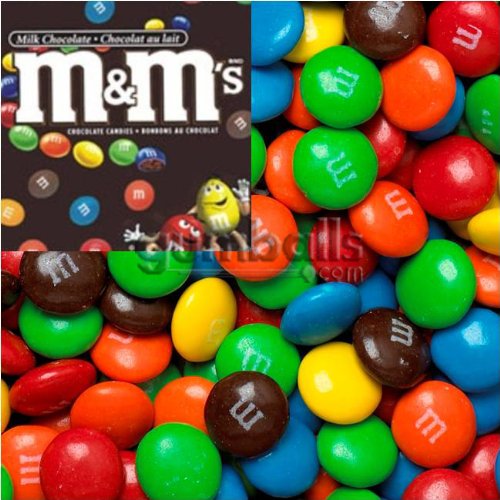 M&M's Plain Milk Chocolate Candy - 35 Lbs Bulk Pack | Delicious Chocolate Treats for Parties, Baking & Snacking