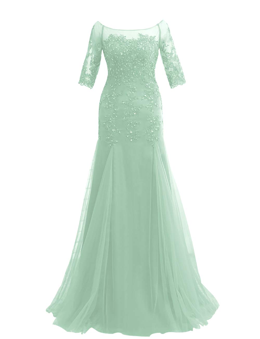 Elegant Long Sleeve Lace Mother of The Bride Dresses - Formal Evening Gowns for Wedding Guests & Special Occasions | Perfect for Weddings, Galas & Black Tie Events
