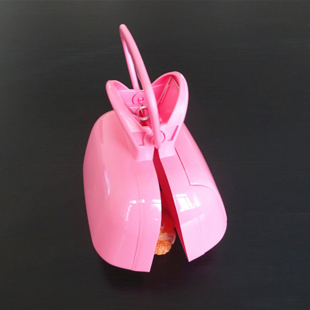 Portable Plastic Pet Waste Scooper - Easy Cleanup Pooper Scooper for Dogs & Cats - Outdoor & Indoor Pet Waste Cleanup Tool