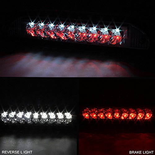 AKKON Dark Red Tail Lights + Smoked LED 3rd Brake Cargo Lamps for 2003-2006 Dodge Ram 1500/2500/3500 Truck - Upgrade Your Ride with Stylish & Durable Lighting for Night Driving & Enhanced Safety