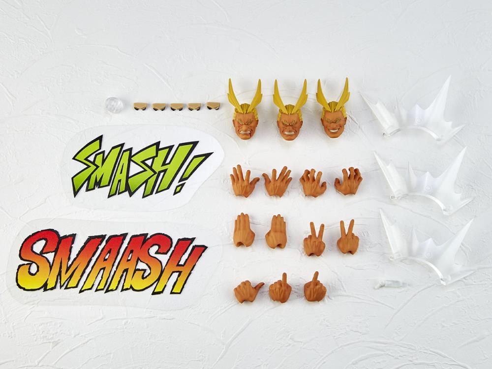 Amazing Yamaguchi Revoltech All Might Action Figure - My Hero Academia Anime Collectible for Display & Play