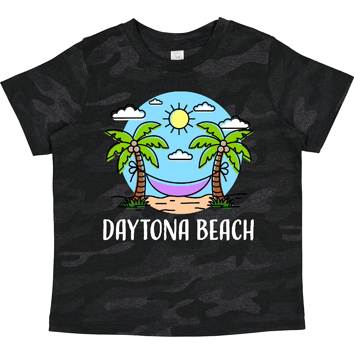 Inktastic Summer Vacation in Daytona Beach Toddler T-Shirt - Cute Graphic Tee for Boys & Girls - Soft Cotton Kids Shirt - Perfect for Beach Trips, Family Vacations & Summer Outfits