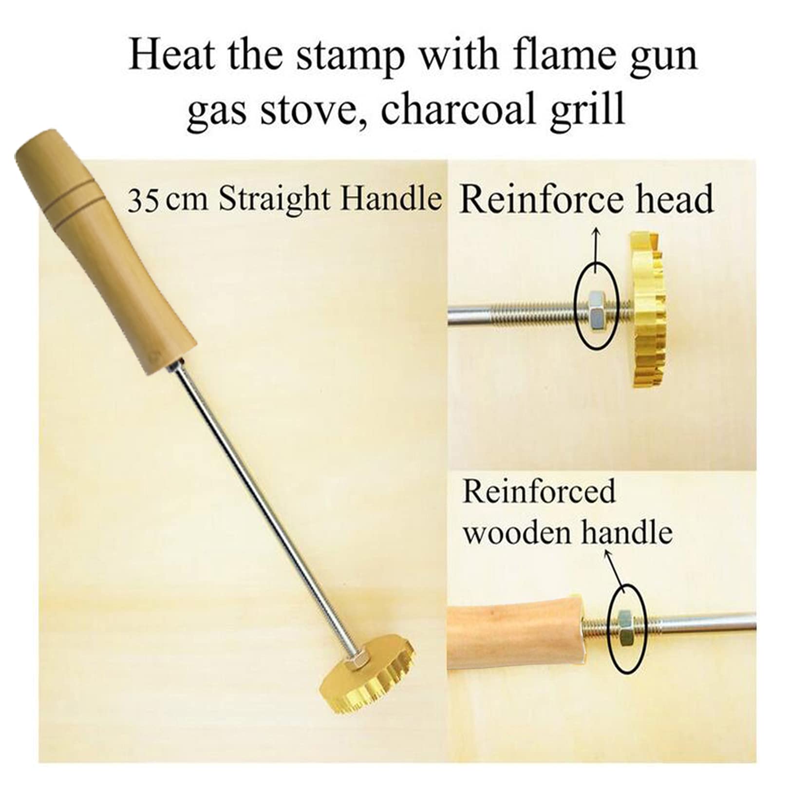 Custom Wood Burning Stamp for Woodworkers - Personalized Branding Iron for DIY Projects, Wood Crafts & Unique Gifts - Perfect for Woodworking, Leather Craft & Personalized Gift Giving