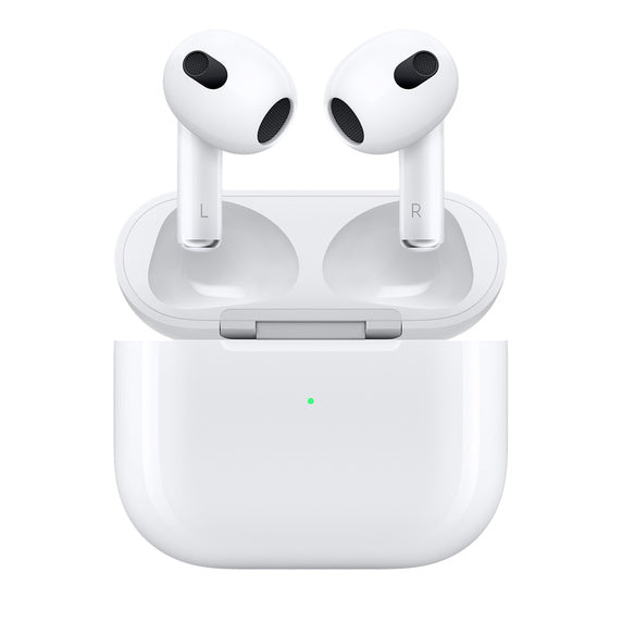 Apple AirPods 3rd Gen with MagSafe Charging Case - Wireless Bluetooth Earbuds with Spatial Audio, Sweat & Water Resistant - Perfect for Workouts, Commuting & Hands-Free Calls