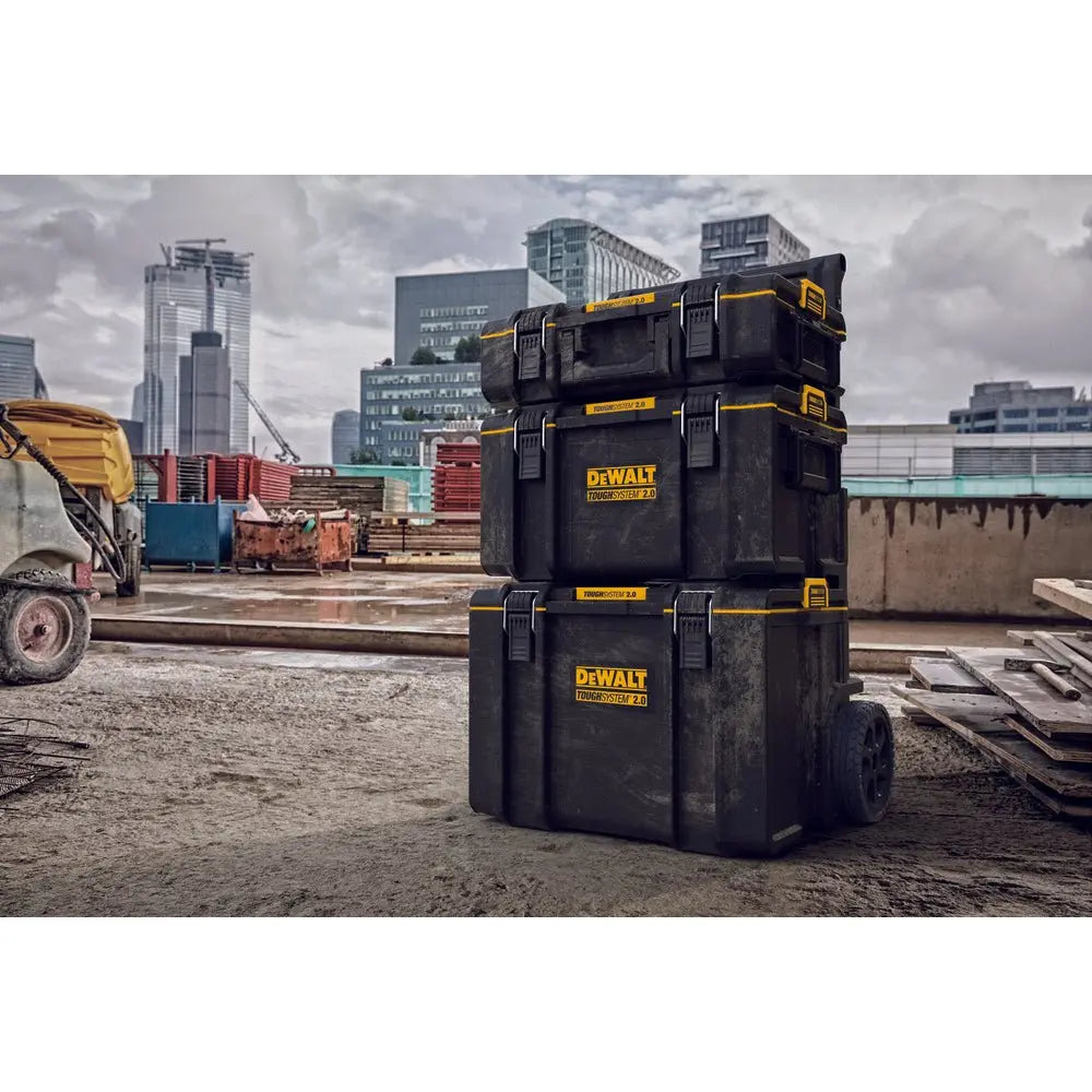 DeWalt DWST08450 Tough System 2.0 Mobile Storage Case - Durable Tool Organizer for Jobsite & Workshop - Perfect for Contractors, DIY Projects & Tool Storage