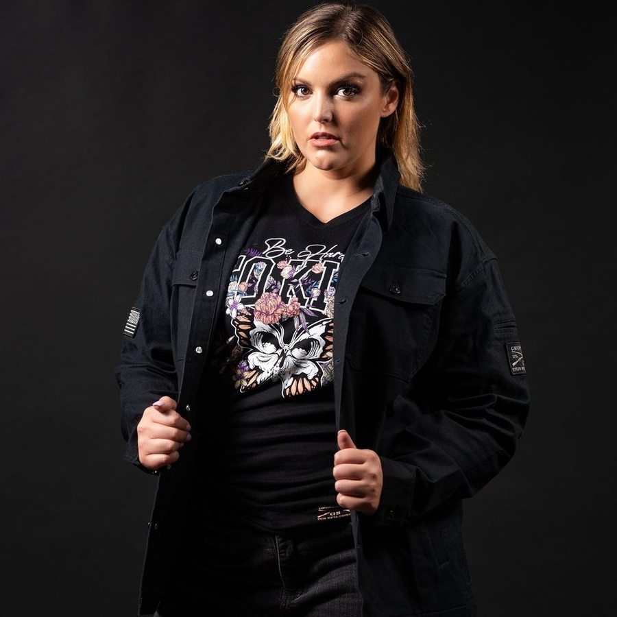 Women's Hard To Kill Boyfriend Fit T-Shirt - Black | Comfortable Oversized Tee for Casual Wear, Gym & Lounge