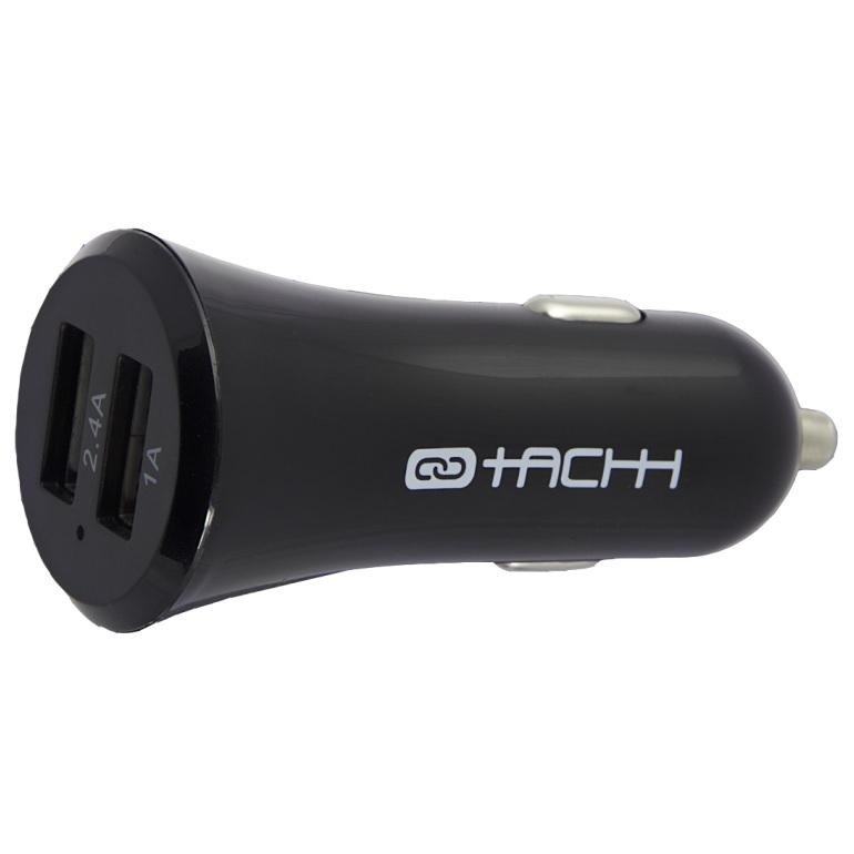 TACHH Dual USB Car Charger 3.4A Fast Charging Adapter for iPhone Android - Perfect for Road Trips & Daily Commute