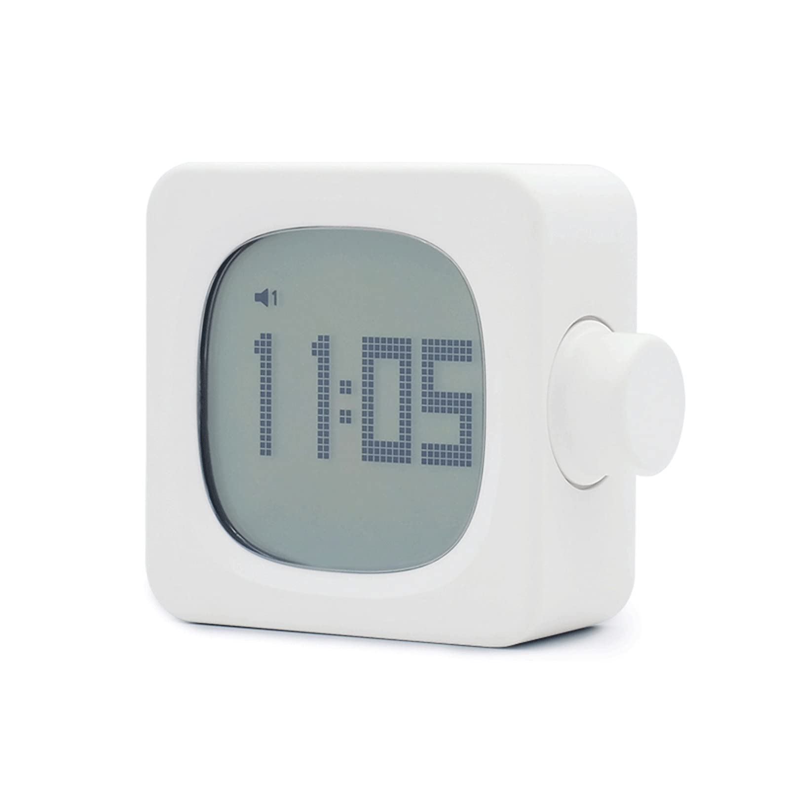 MuslimStreet Digital Alarm Clock with LED Mirror Display, USB Charging Ports, Snooze Function & Auto Brightness - Modern White Desk/Wall Clock for Bedroom, Living Room, Office | Perfect for Home, Office & Travel Use