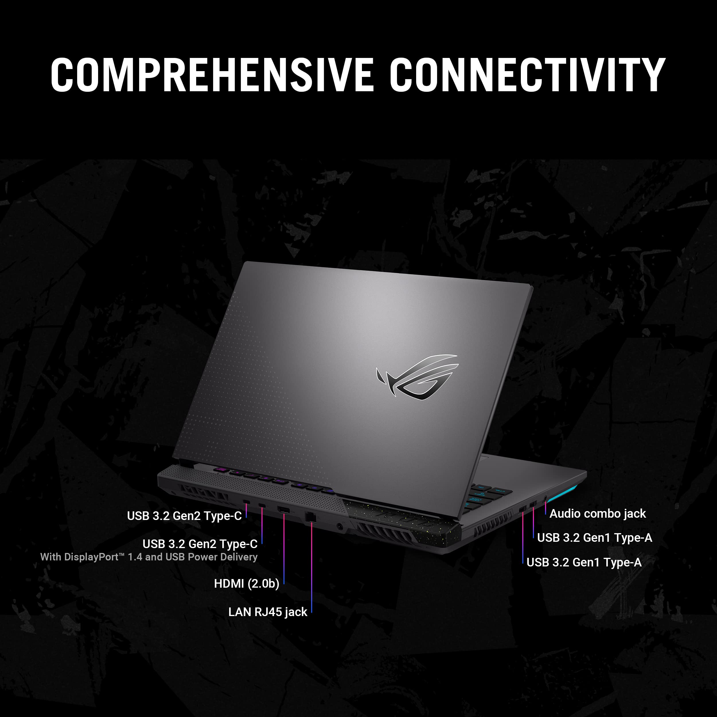 ASUS ROG Strix G15 Gaming Laptop - RTX 3060, Ryzen 7, 16GB DDR5 for High-Performance Gaming