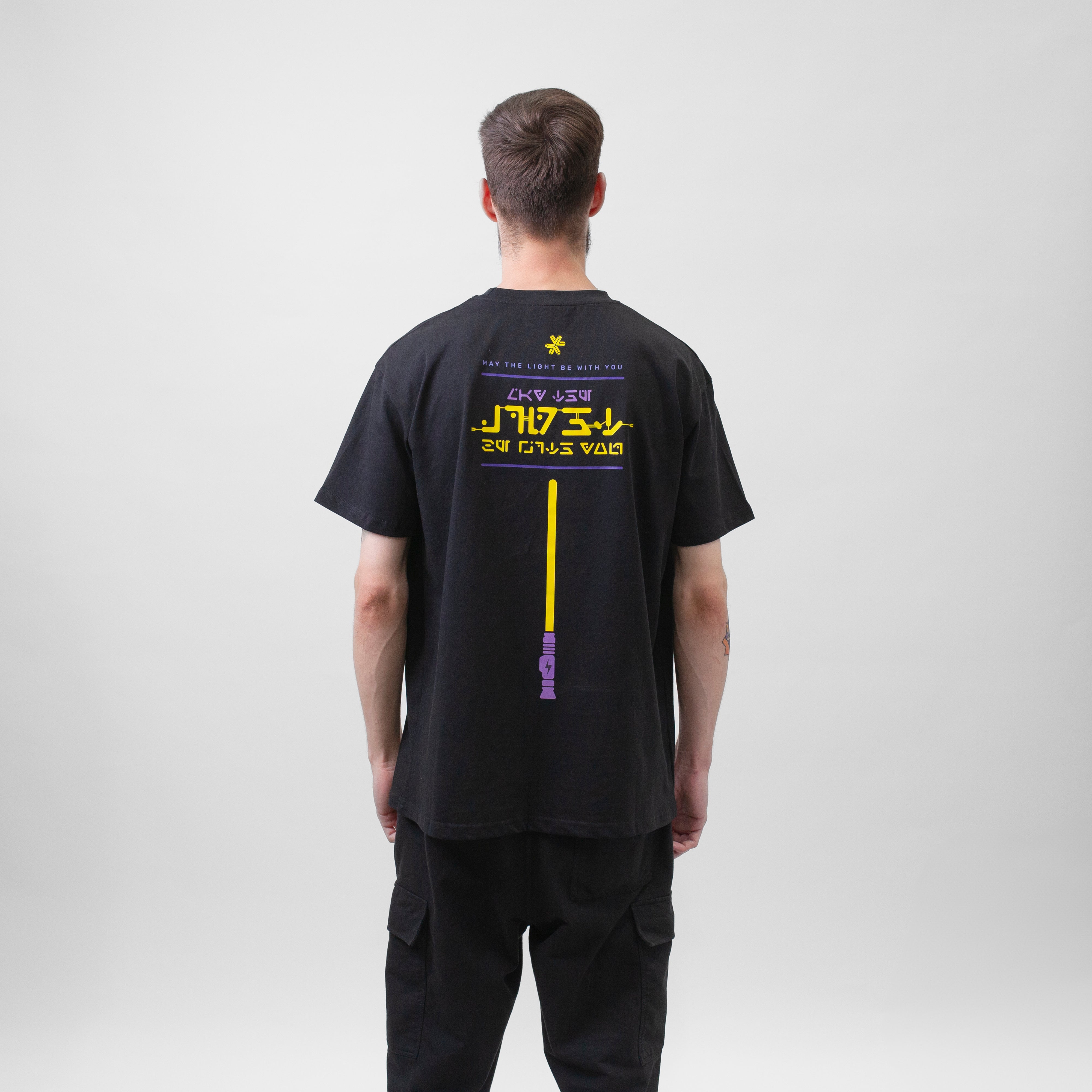Light My Bricks™ Star Wars Lightsaber T-Shirt - Cool Jedi & Sith Inspired Graphic Tee for Men & Women - Perfect for Cosplay, Conventions & Everyday Wear