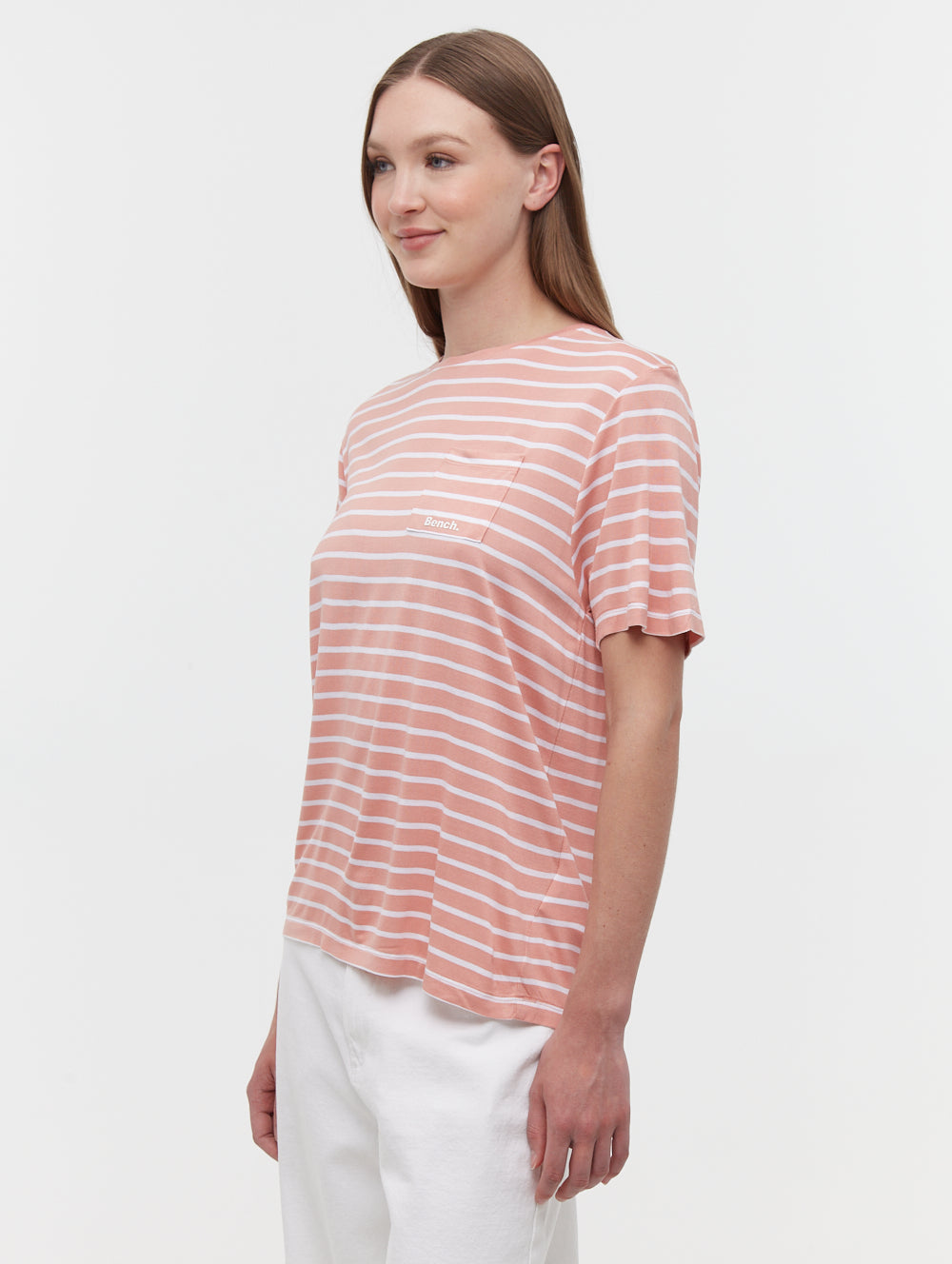 Nouria Striped Pocket T-Shirt for Men - Casual Comfort Fit Cotton Tee - Perfect for Everyday Wear, Outings & Relaxation