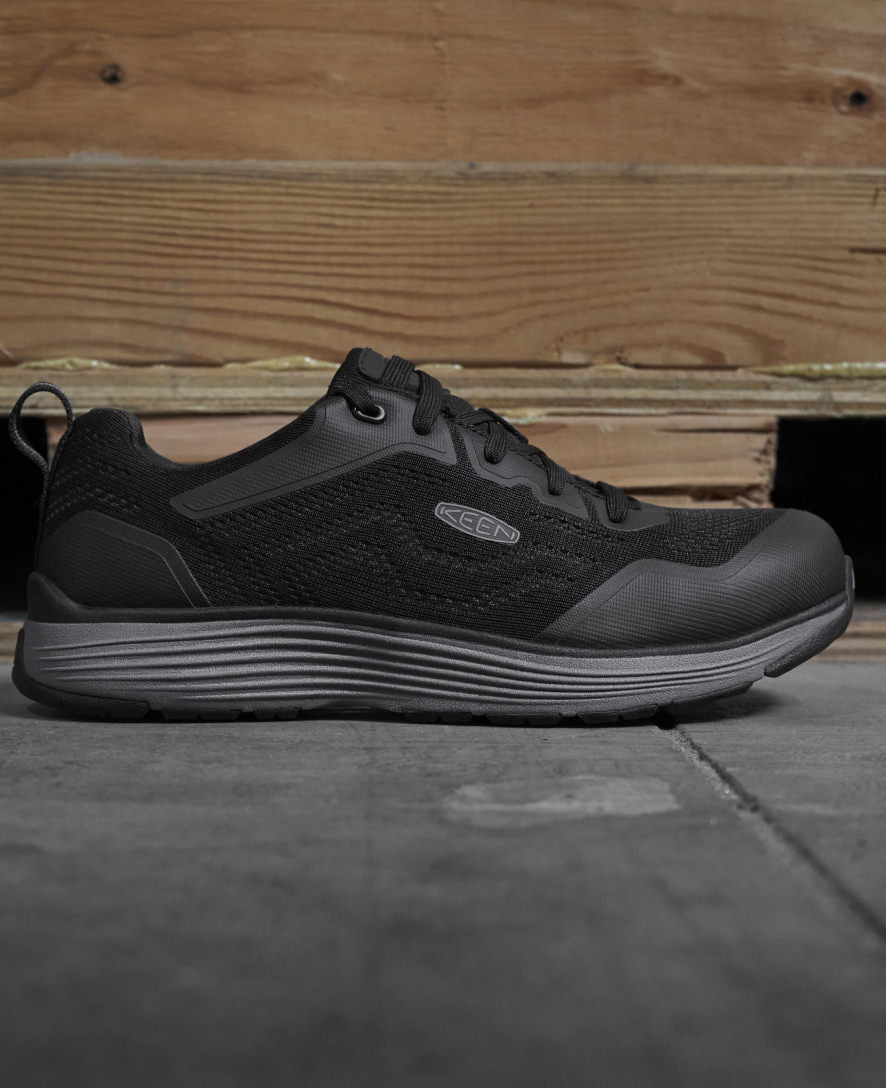 Women's Sparta 2 ESD Soft Toe Work Shoes - Steel Grey & Black | Slip Resistant Safety Shoes for Women | Perfect for Warehouse, Factory & Industrial Work
