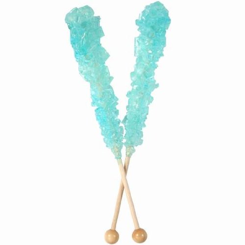 **Best Rock Candy Sticks - 10 Count Cotton Candy Flavor - Perfect for Parties, Gifts & Dessert Decorations**