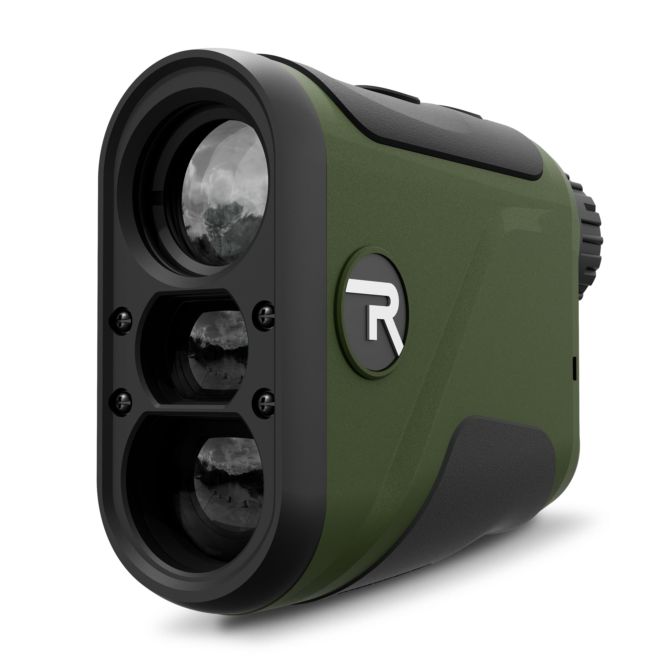 RPNB Hunting Rangefinder - 1200/1760 Yards Waterproof Laser Range Finder with 6x Magnification & LCD/Red OLED Display | Free Battery Included | Perfect for Bow Hunting, Golf, and Outdoor Sports