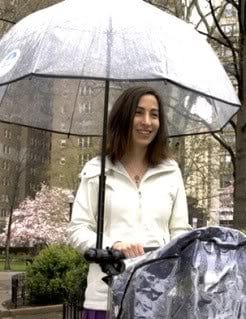 Stylish Blue Bumbershoot Black Umbrella - Waterproof Windproof Compact Travel Umbrella for Rainy Days, Commuting, Outdoor Events