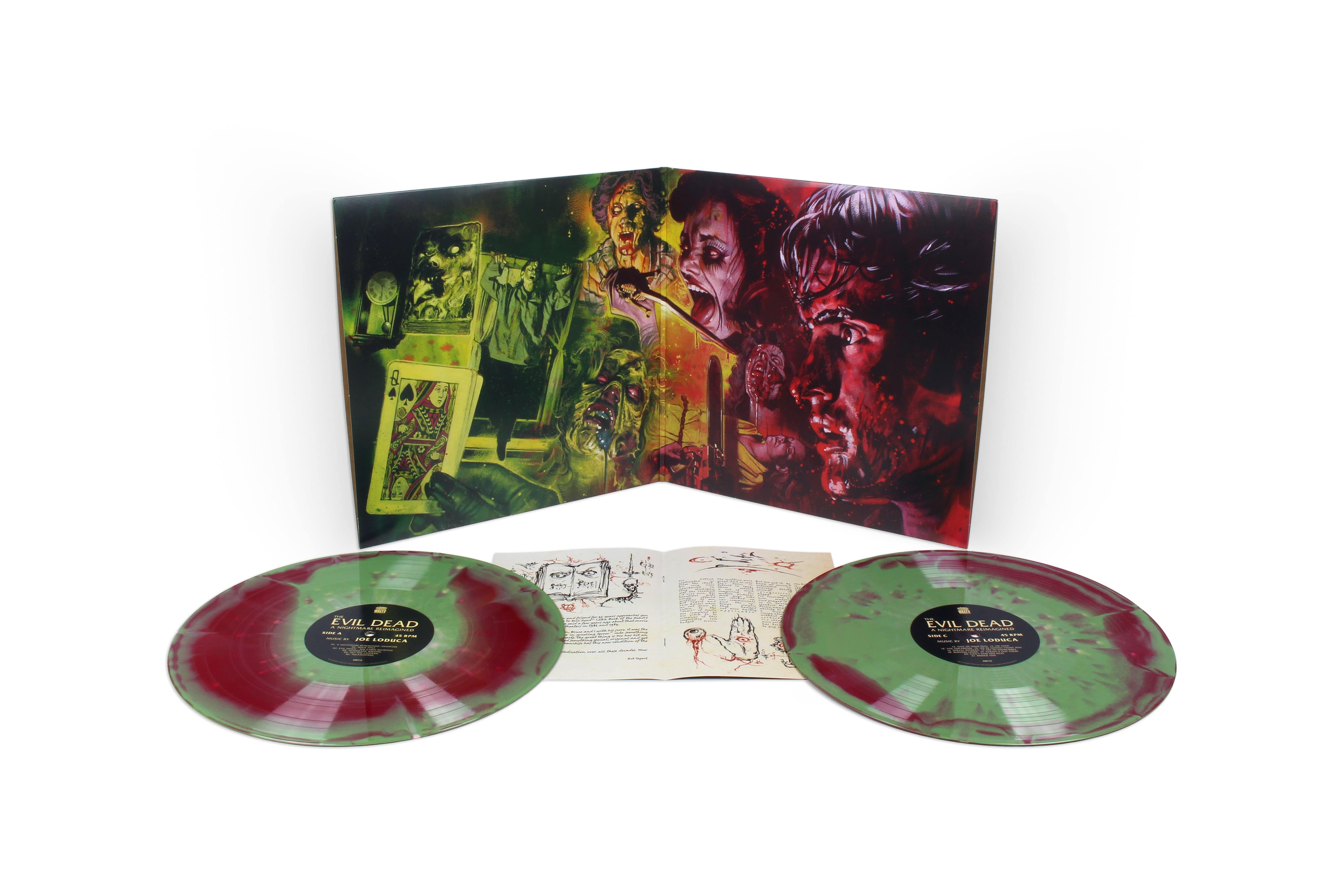 Evil Dead: A Nightmare Reimagined 2XLP Limited Edition Vinyl Soundtrack - Horror Movie Collector's Item for Home Theater & Halloween Parties
