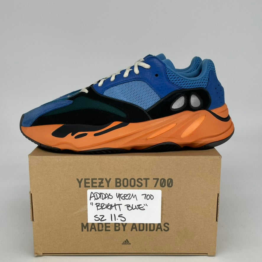 Adidas Yeezy 700 Bright Blue Sneakers - Men's Size 11 & Women's Size 12.5 (GZ0541) | Comfortable Running Shoes for Casual Wear & Street Style Fashion