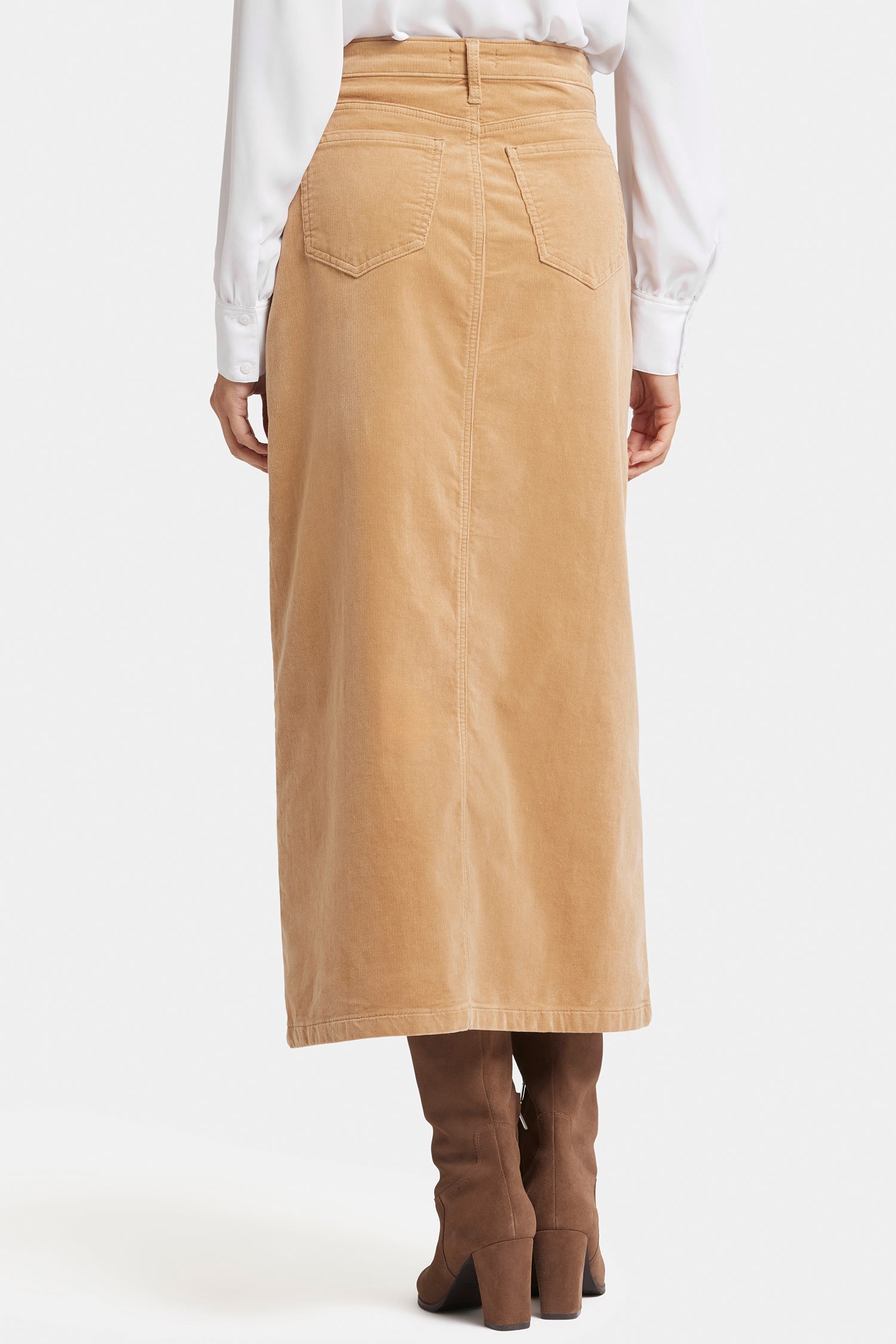 Elegant High Rise Long Skirt in Sand Dune - Perfect for Casual Outings, Date Nights & Boho Fashion Looks